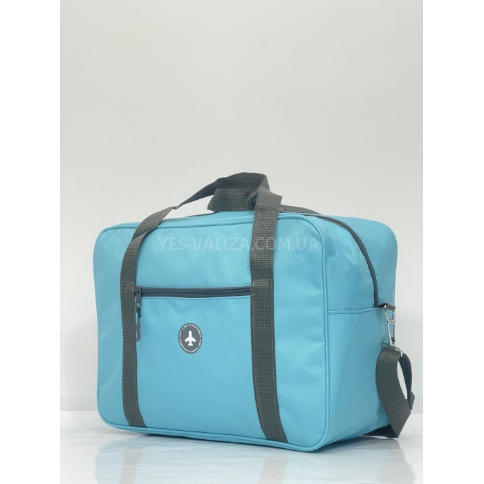 Сумка(ручна поклажа) Польща блакитна 40х30х20см/24л/0.5кг/Fly 0234, фото 2