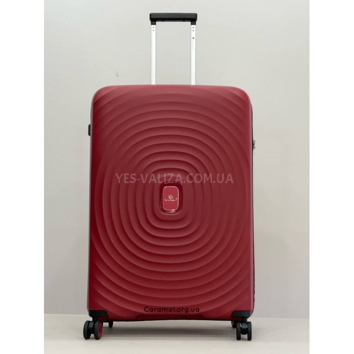Чемодан большой L полипропилен красный 76х52х30/103л/3.2кгSnowbal05203, фото 2