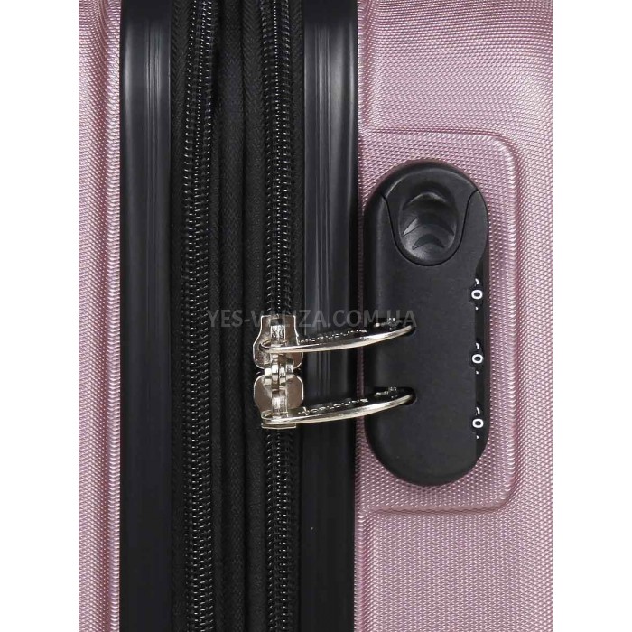 Чемодан ручная кладь S розовый 55х35х21(+5)см/38л/2.6кг/Worldline 623, фото 8