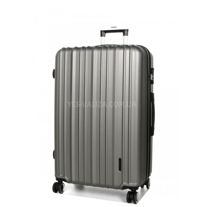 Чемодан Франция большой L серый 76х49х31+5/110л/4.3кг/Worldline 623, фото 2