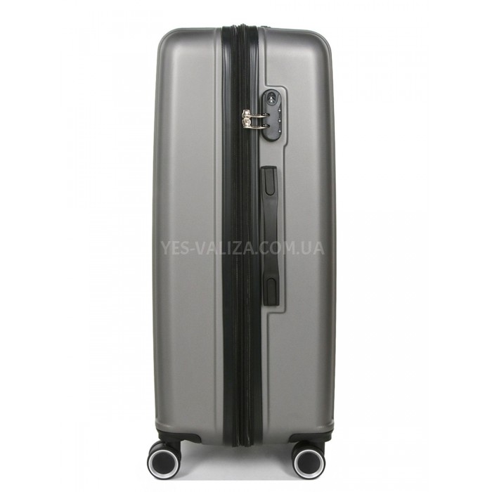 Валіза Франція велика L сіра 76х49х31+5/110л/4.3кг/Worldline 623, фото 4
