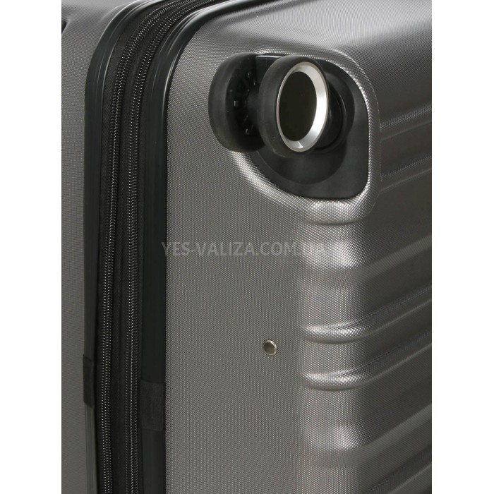 Чемодан Франция большой L серый 76х49х31+5/110л/4.3кг/Worldline 623, фото 9