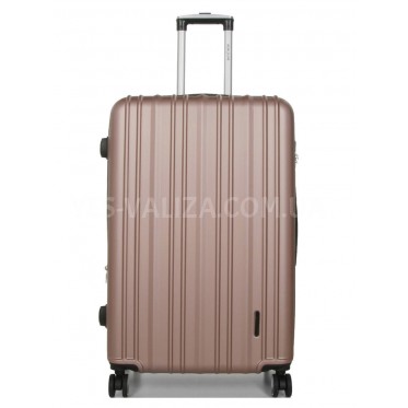 Чемодан Франция большой L пудра 76х49х31+5/110л/4.3кг/Worldline 623