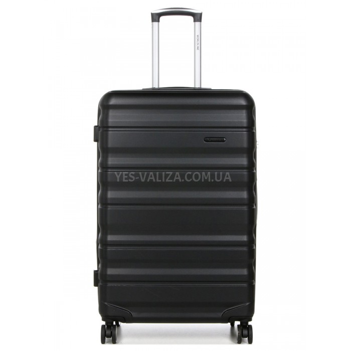 Валіза Франція велика L чорна 76х49х29(+5)см/110л/4.2кг/Worldline 628, фото 1