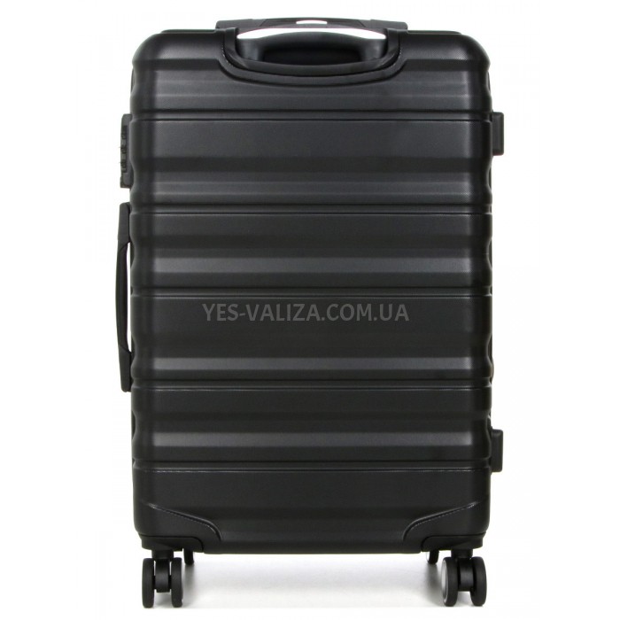 Валіза Франція середня M чорна 66х43х26(+5)см/75л/3.7кг/Worldline 628, фото 3