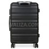 Чемодан Франция средний M чёрный 66х43х26+5см/75л/3.7кг/Worldline 628, фото 13