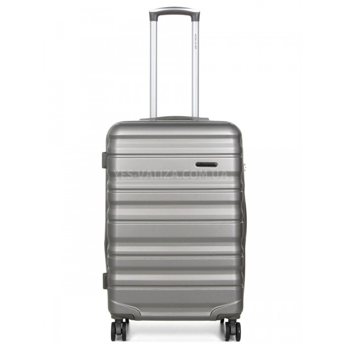 Чемодан Франция средний M серый 66х43х26(+5)см/75л/3.7кг/Worldline 628, фото 1