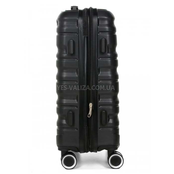 Валіза ручна поклажа S чорна 55х35х20(+5)см/42л/2.8кг/Worldline 628, фото 4
