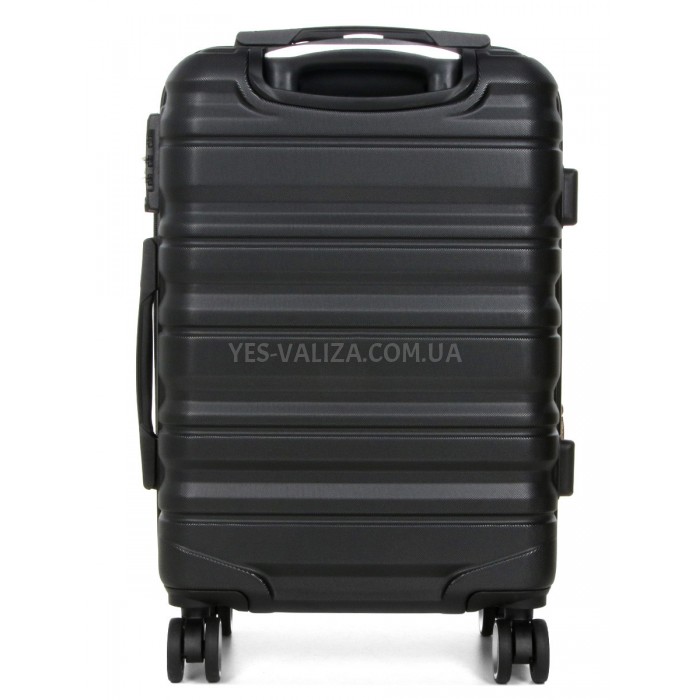 Чемодан ручная кладь S чёрный 55х35х20(+5)см/42л/2.8кг/Worldline 628, фото 3