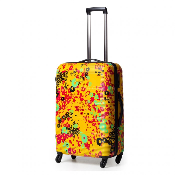 Валіза Airtex середня M полікарбонат оранж 67х45х24см/65л/3.6кг, фото 1