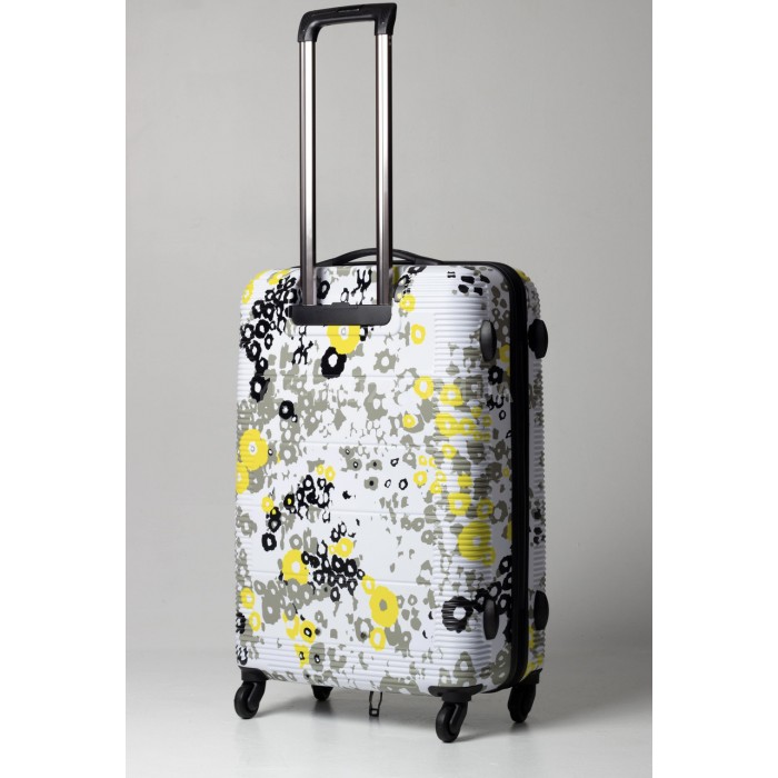 Валіза Airtex середня M полікарбонат біла 67х45х24см/65л/3.6кг, фото 2