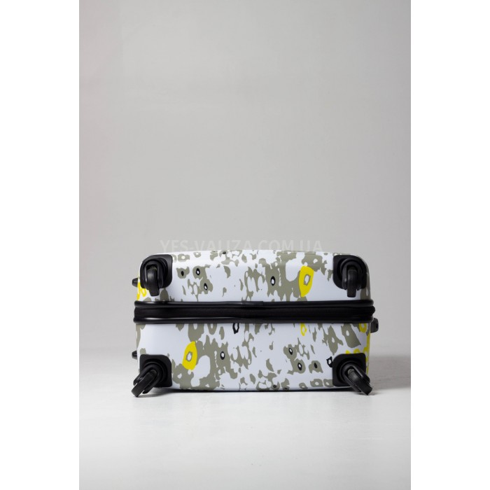 Валіза Airtex середня M полікарбонат біла 67х45х24см/65л/3.6кг, фото 6