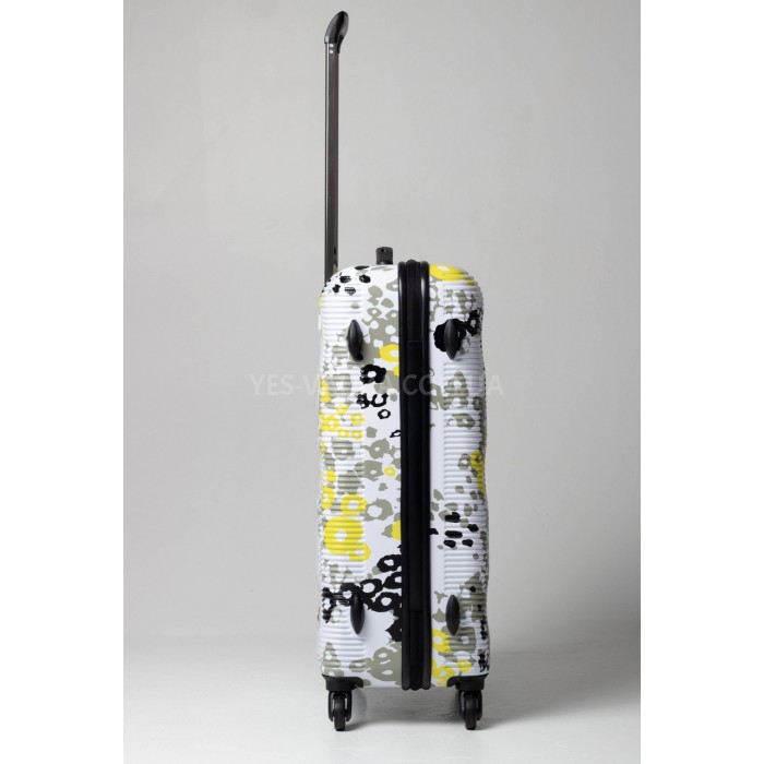 Валіза Airtex середня M полікарбонат біла 67х45х24см/65л/3.6кг, фото 4