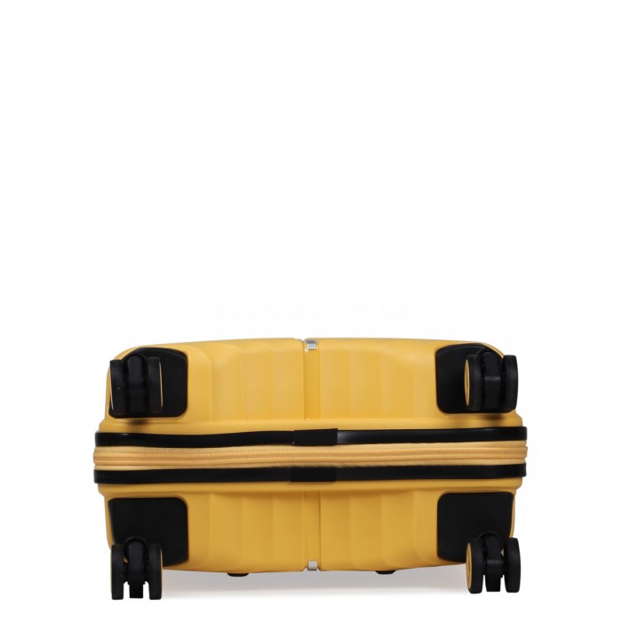 Валіза мала S поліпропілен жовта 55х36х20см/36л/2.8кг//Snowball 05103, фото 7