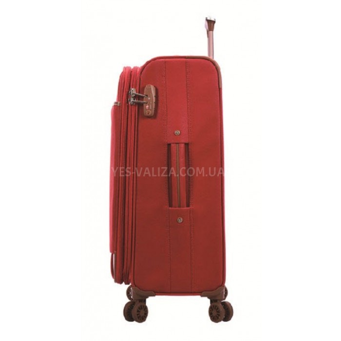 Валіза Snowball велика L екошкіра червона 79х46х28(+5)см/107л/4кг, фото 2