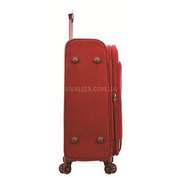 Чемодан Snowball большой L экокожа красный 79х46х28(+5)см/107л/4кг, фото 3