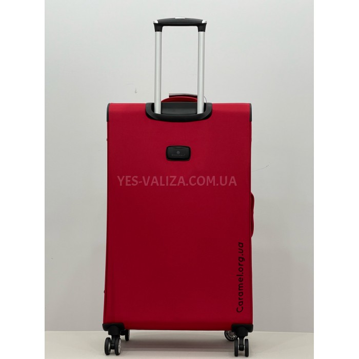 Чемодан большой L ткань красный 77х47х32+5см/119л/3.9кг/Snowball 87303, фото 4