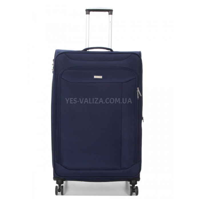 Чемодан большой L ткань синий 77х47х32(+5)см/119л/3.9кг/Snowball 87303, фото 2