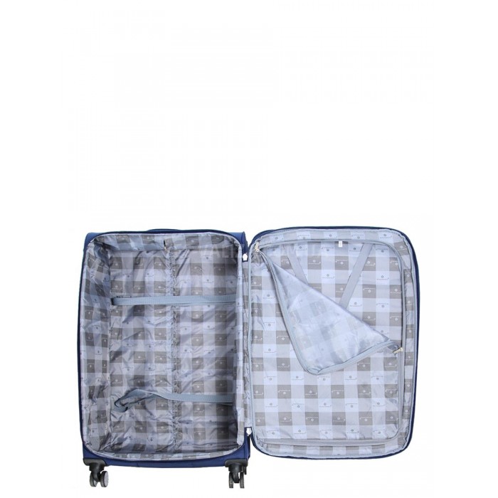 Валіза велика L тканина синя 77х47х32(+5)см/119л/3.9кг/Snowball 87303, фото 10