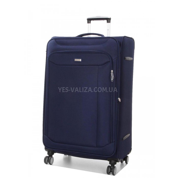 Чемодан большой L ткань синий 77х47х32(+5)см/119л/3.9кг/Snowball 87303, фото 1