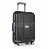 Чемодан ручная кладь S полипропилен чёрный 55х40х20/38л/3.1кгAirtex226, фото 5