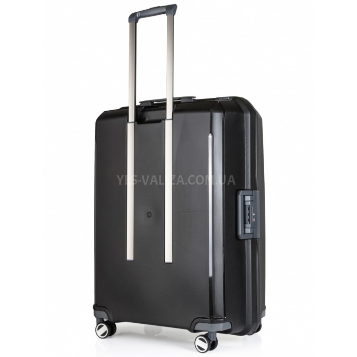 Валіза велика L поліпропілен чорна 75х54х31см/110л/5кг/Airtex 226, фото 2