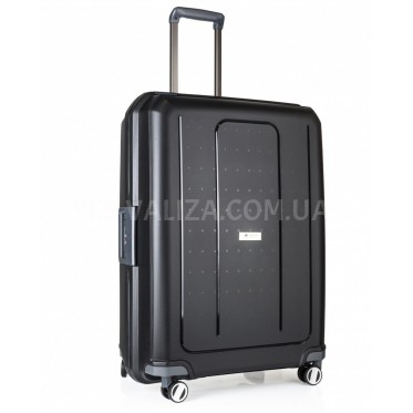 Чемодан большой L полипропилен чёрный 75х54х31см/110л/5кг/Airtex 226