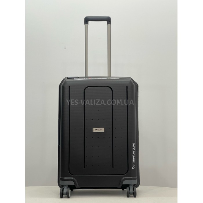 Чемодан средний M полипропилен чёрный 65х46х27см/72л/4кг/Airtex 226, фото 2