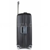 Валіза середня M поліпропілен чорна 65х46х27см/70л/4кг/Airtex 226, фото 14