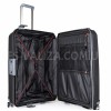Валіза середня M поліпропілен чорна 65х46х27см/70л/4кг/Airtex 226, фото 16