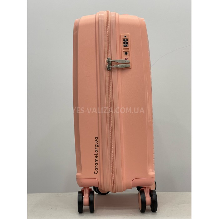 Чемодан ручная кладь полипропилен розовый 55х37х22/38л/2.6кг/Airtex280, фото 5 Чемодан ручная кладь полипропилен розовый 55х37х22/38л/2.6кг/Airtex280, фото 5