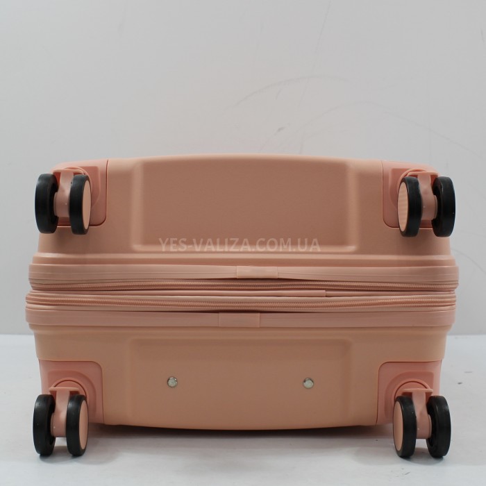 Чемодан средний M полипропилен розовый 65х44х27+5/80л/3.4кг/Airtex 280, фото 8