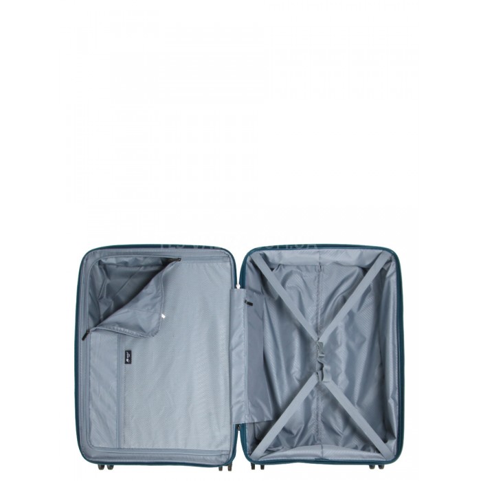 Валіза велика L поліпропілен зелена 77х53х30+5см/114л/5кг/Airtex 639, фото 9