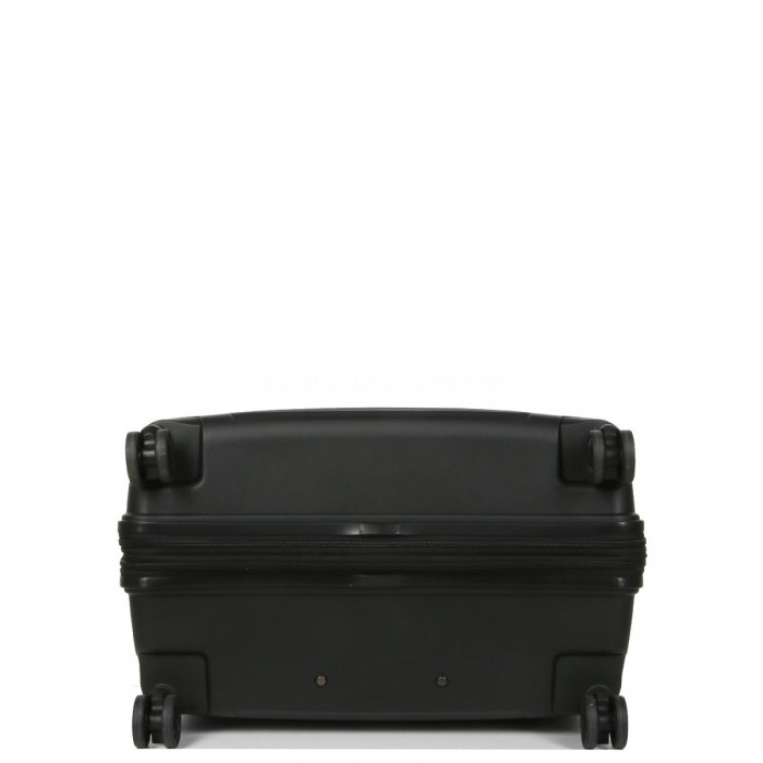 Чемодан большой L полипропилен чёрный 77х53х30+5см/114л/5кг/Airtex 639, фото 8