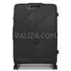 Чемодан большой L полипропилен чёрный 77х53х30+5см/114л/5кг/Airtex 639, фото 13