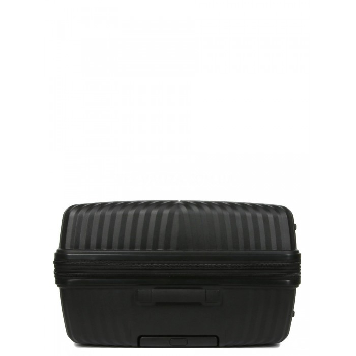 Чемодан большой L полипропилен чёрный 77х53х30+5см/114л/5кг/Airtex 639, фото 7