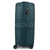 Валіза середня M поліпропілен зелена 67х46х26+5см/77л/4кг/Airtex 639, фото 14