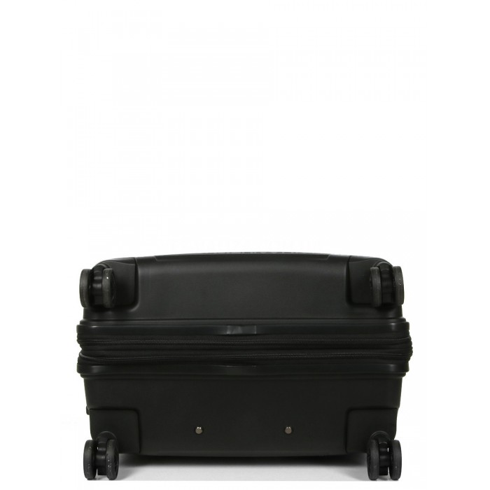 Чемодан средний M полипропилен чёрный 67х46х26+5см/77л/4кг/Airtex 639, фото 7
