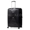 Валіза велика L поліпропілен чорна 78х54х36+5см/153л/4.9кг/Airtex 241, фото 12