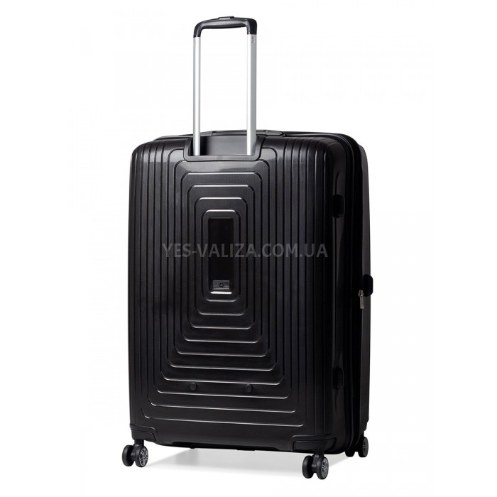 Валіза велика L поліпропілен чорна 78х54х36+5см/153л/4.9кг/Airtex 241, фото 3