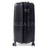 Валіза середня M поліпропілен чорна 68х47х33+5см/102л/3.9кг/Airtex 241, фото 19