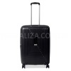 Валіза середня M поліпропілен чорна 68х47х33+5см/102л/3.9кг/Airtex 241, фото 15