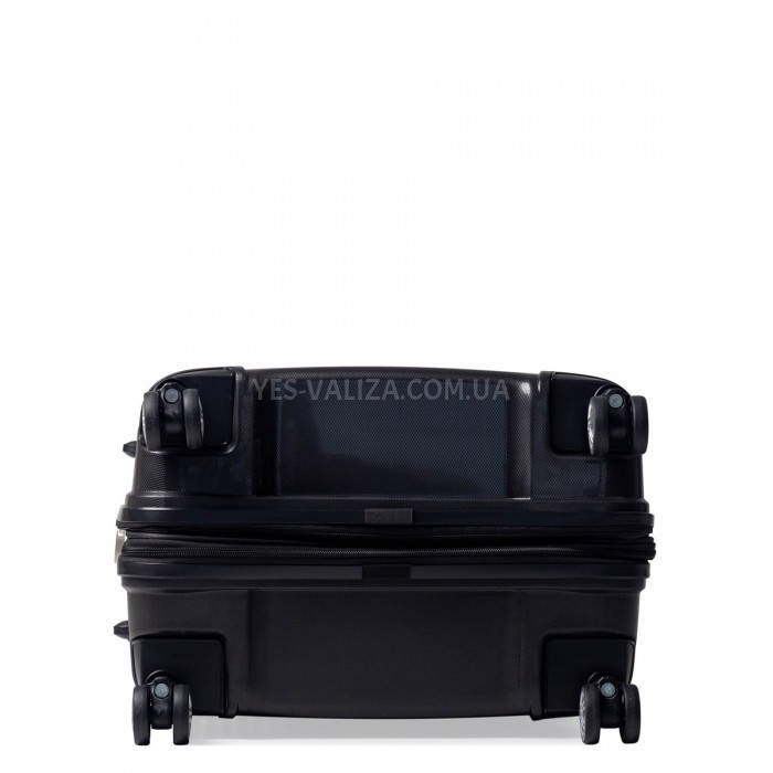 Валіза середня M поліпропілен чорна 68х47х33+5см/102л/3.9кг/Airtex 241, фото 7