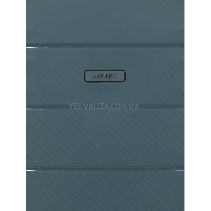Валіза мала S поліпропілен зелена 55х40х23(+5)см/52л/3.05кг/Airtex 242, фото 13