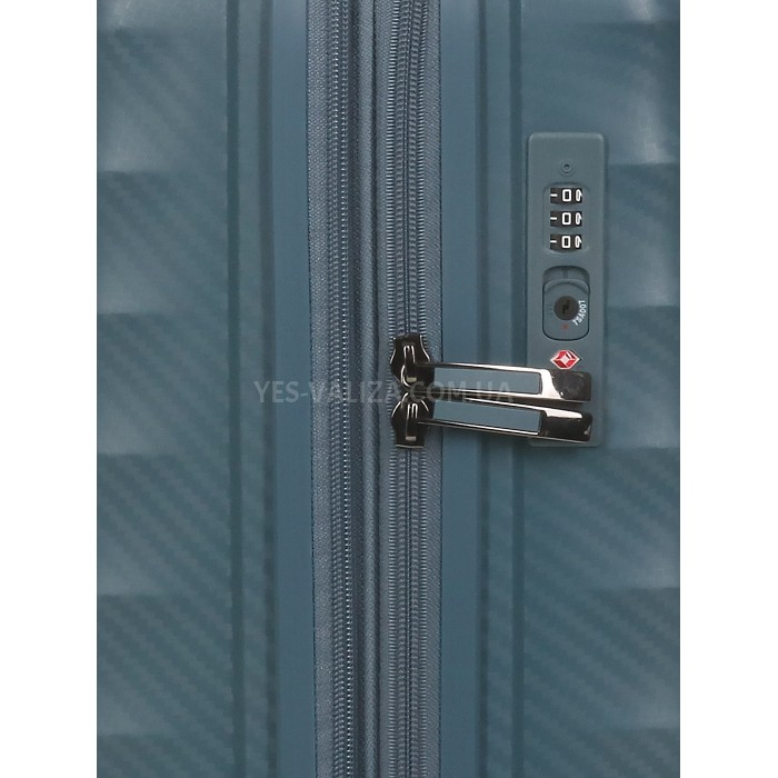 Чемодан малый S полипропилен зелёный 55х40х23+5/52л/3.05кг/Airtex 242, фото 12