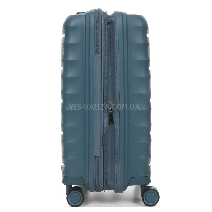 Валіза мала S поліпропілен зелена 55х40х23(+5)см/52л/3.05кг/Airtex 242, фото 7