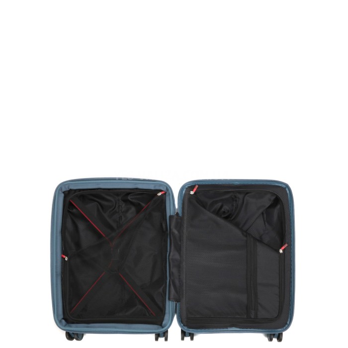 Чемодан малый S полипропилен зелёный 55х40х23+5/52л/3.05кг/Airtex 242, фото 11