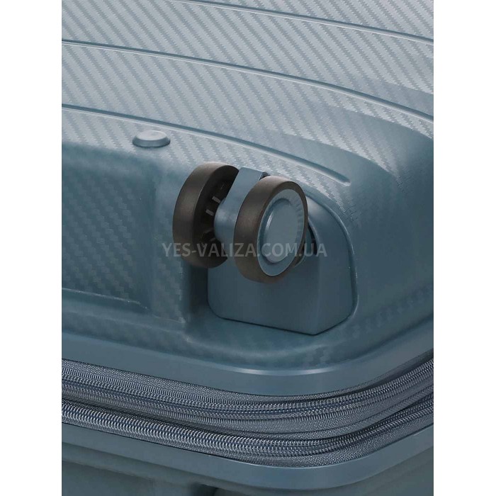 Чемодан малый S полипропилен зелёный 55х40х23+5/52л/3.05кг/Airtex 242, фото 14