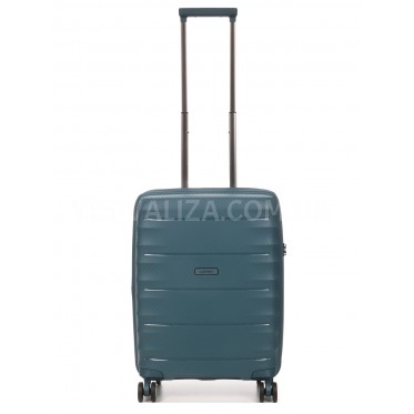 Чемодан малый S полипропилен зелёный 55х40х23+5/52л/3.05кг/Airtex 242
