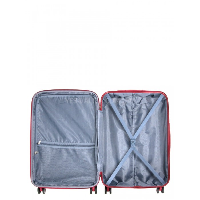 Чемодан Франция средний M бордо 66х43х26(+5)см/75л/3.7кг/Worldline 628, фото 10